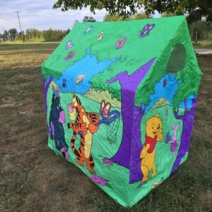 Vintage 90s Winnie The Pooh Vinyl Disney Kids Tent